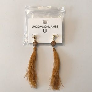 Uncommon James Strawberry Fields mustard earrings